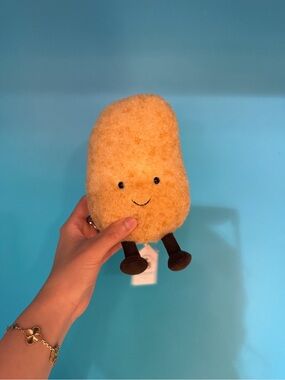 Jellycat Yellow Plush Potato with Brown Legs